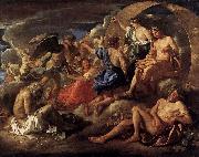 Nicolas Poussin Helios and Phaeton with Saturn and the Four Seasons France oil painting artist